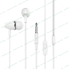 Проводные наушники Hoco M34 белый, внутриканальные, Jack 3.5 мм