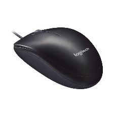 Мышь проводная Logitech M90 черный/серый, 1000 dpi, USB, кнопки - 3