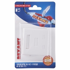 Розетка телефонная + сетевая LAN Rexant, на стену, (гнездо 8Р8С (Rj-45) + гнездо 6Р-4С (RJ-11))