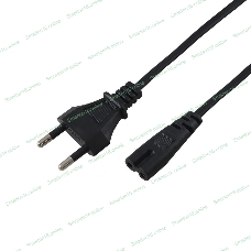 Шнур сетевой Rexant вилка - евроразъем С7, кабель 2x0,75 мм², длина 5 метров (PE пакет)