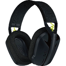 Гарнитура Logitech G435 чёрный/жёлтый, беспроводная, Bluetooth/USB, до 18 ч