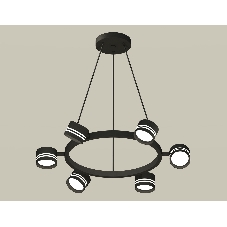 Светильник Ambrella light XB9193202/6 SBK/FR черный песок/белый матовый GX53 (C9193, N8478)
