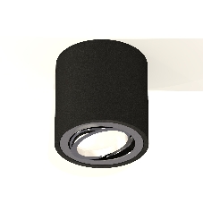 Светильник Ambrella Light XS7532003 SBK/PSL черный песок/серебро полированное MR16 GU5.3 (C7532, N7003)
