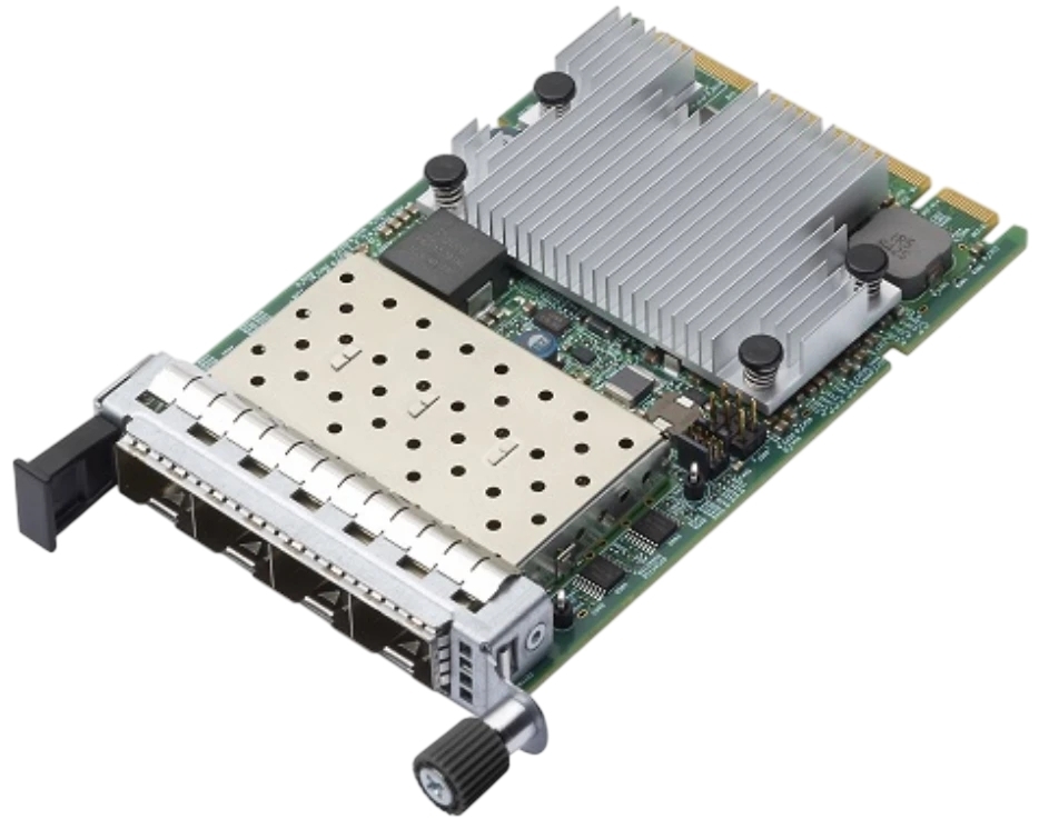 Сетевой адаптер Broadcom NetXtreme N425G (BCM957504-N425G) 4x25GbE (25/10GbE), PCIe 4.0 x16, SFP28, BCM57504, OCP 3.0, Ethernet Adapter
