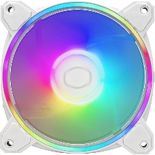 Вентилятор для корпуса Cooler Master MasterFan MF120 Halo2 ARGb 120х120x25 белый 4-pin 27дБ (MFL-B2DW-21NP2-R2) Ret