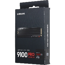 Накопитель SSD 4Tb Samsung 9100 PRO, M.2, PCI-E 5.0 x4, TLC 3D NAND R/W - 14800/13400 Mb/s с радиатором