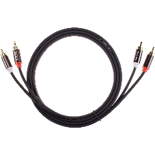 Кабель соединит 2xRCA (M) - 2xRCA (M),1.5m, TelecomPRO TAV7158M-1.5M