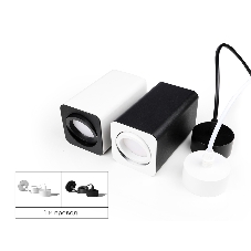 Корпус светильника C7814 SGR серый песок 70*70*H80mm MR16 GU5.3