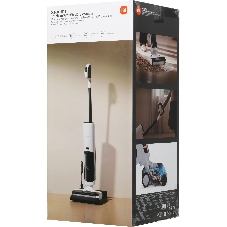 Пылесос вертикальный Xiaomi TRUCLEAN W20 WET DRY белый, питание от аккумулятора, 200 Вт, уборка влажная/сухая, пылесборник 0.55 л, работа от АКБ max 30 мин