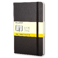 Блокнот Moleskine CLASSIC QP061 Large 130х210 мм, 240 страниц, клетка, твердая обложка, черный