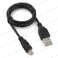 Кабель USB 2.0 Гарнизон GCC-USB2-AM5P-1M, AM/miniBM 5P, 1м, пакет