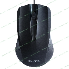 Мышь проводная Qumo Office Union M66 черный, 1000 dpi, USB, кнопки - 3