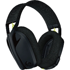 Гарнитура Logitech G435 чёрный/жёлтый, беспроводная, Bluetooth/USB, до 18 ч