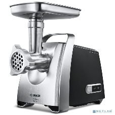 Мясорубка электрическая Bosch MFW68640 черный, 2200 Вт, 4.3 кг/мин, реверс, металлический лоток, насадки - 5