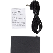 Коммутатор Unmanaged Switch 4x1000Base-T PoE, 1x1000Base-T, PoE Budget 60W, Long-range PoE up to 250m, metal case
