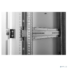 Шкаф серверный напольный 48U (600 1000) дверь перфорированная, задние двойные перфорированные