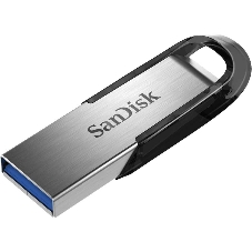 Флешка USB Sandisk 64Gb Cruzer Ultra Flair SDCZ73-064G-G46 USB 3.0 серебристый/черный