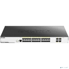Коммутатор D-Link DGS-3000-28XS/B1A, 24×1 Гбит/с SFP + 4×10 Гбит/с SFP+, управляемый