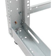 Стойка двухрамная NTSS NTSS-2POR24U/600-1000 24U 550 мм x 1000 мм 600 кг серый