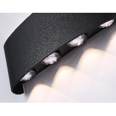 Светильник Ambrella light ST4464/8 BK черный IP65 LED 4200K 8W 210*80*46