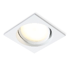 Светильник Ambrella light TN6655 WH белый IP44 GX53 110*110*48