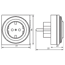 Розетка с таймером Feron (суточная) 3500W/16A 230V, 61923(TM32)