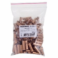Гильза ГМ Rexant 16-6 (16 мм² - Ø 6 мм) (в упак. 5 шт.)
