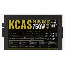 Блок питания Aerocool/Formula KCAS PLUS GOLD 750W (750W, ATX v2.4, APFC, Fan ARGB 12cm, 80+ Gold, Retail)