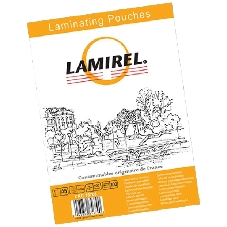Пленка для ламинирования Lamirel А5, 100мкм, 100 шт.