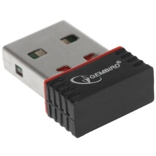 Сетевой микро адаптер WiFi Gembird 150 Мбит, USB, 802.11b/g/n (WNP-UA-007)