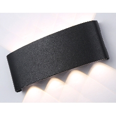 Светильник Ambrella light ST4464/8 BK черный IP65 LED 4200K 8W 210*80*46
