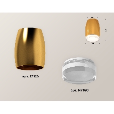 Светильник Ambrella Light XS1125021 PYG/FR/CL золото желтое полированное/белый матовый/прозрачный MR16 GU5.3 (C1125, N7160)