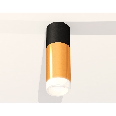 Светильник Ambrella Light XS6327042 PYG/SBK/FR золото желтое полированное/черный песок/белый матовый MR16 GU5.3