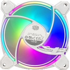Вентилятор для корпуса Cooler Master MasterFan MF120 Halo2 ARGb 120х120x25 белый 4-pin 27дБ (MFL-B2DW-21NP2-R2) Ret