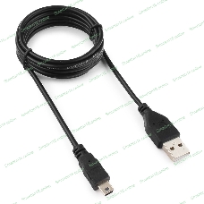 Кабель Гарнизон Кабель USB 2.0, AM/miniBM 5P, 1.8м, пакет (GCC-USB2-AM5P-1.8M)