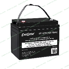 Аккумуляторная батарея ExeGate DT 1275 (12V 75Ah, под болт М6)
