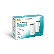 Бесшовный Mesh роутер TP-Link DECO P9 (2-PACK) AC1200 10/100/1000BASE-TX белый (упак.:2шт)