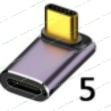 Переходник USB 4 Type-C угловой тип 4