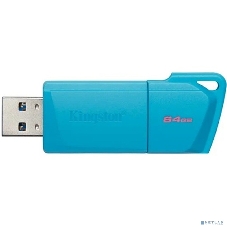 Флэш-накопитель Kingston USB Drive 64Gb USB 3.2 DT Exodia M DTXM - NEON (AQUA BLUE)