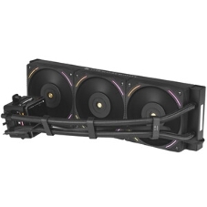 Система жидкостного охлаждения Thermalright Elite Vision 360 (360mm, LED, Black, ARGB/Fans: 3x120mm, 69CFM, 27dBA, 2150RPM/Pump height 63mm, Rad thickness 27mm/S: 1700, 1200, 1851, 115X, 2011, 2066, AM5, AM4)
