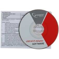 Сетевой микро адаптер WiFi Gembird 150 Мбит, USB, 802.11b/g/n (WNP-UA-007)