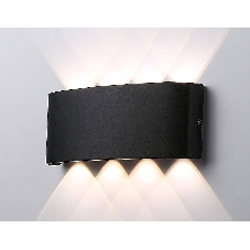 Светильник Ambrella light ST4464/8 BK черный IP65 LED 4200K 8W 210*80*46