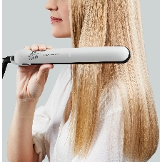 Выпрямитель для волос Rowenta Easyliss Pure SF1628F0 белый/серый, 25 мм, 200 °C, 1 режим