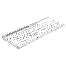 Клавиатура проводная A4Tech Fstyler FK25, USB, белый/серый