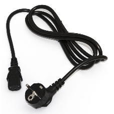 Кабель питания компьютера Hyperline PWC-IEC13-SHM-3.0-BK (Shucko+C13) (3x1.0), 3 м