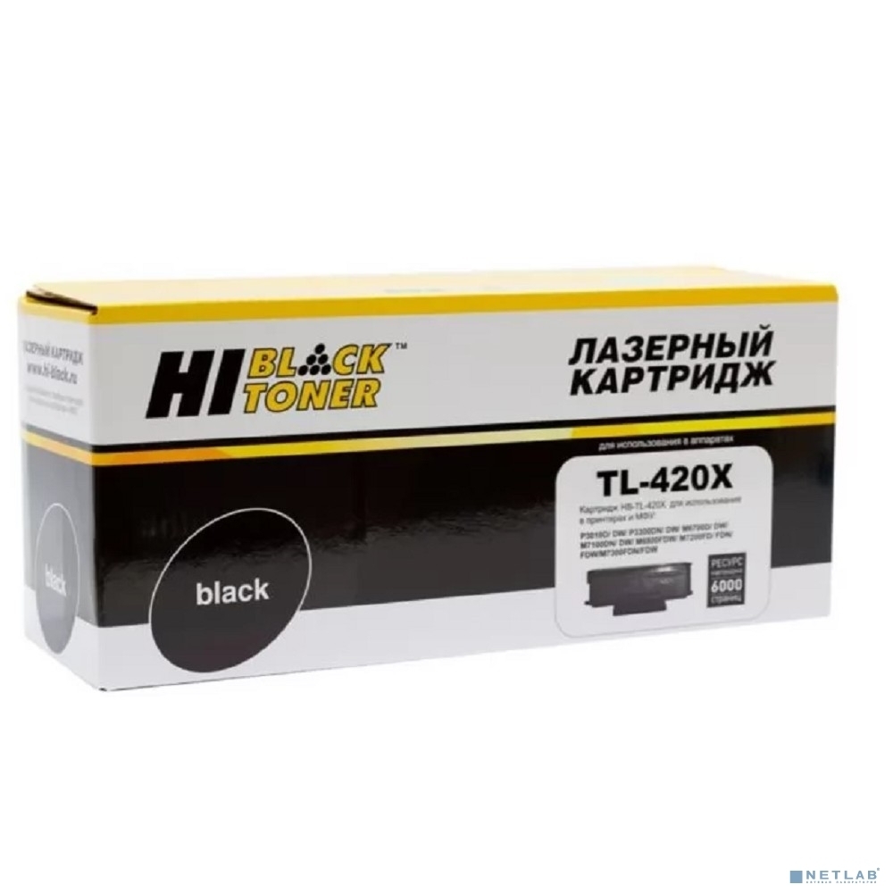 Тонер-картридж Hi-Black (HB-TL-420X) для Pantum M6700/P3010, 6К