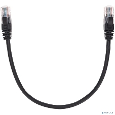 Патч-корд U/UTP Rexant cat.5e, RJ45-RJ45, 26AWG, ZH нг(А)-HF, черный, 0,3 м
