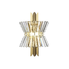 Настенный светильник Ambrella light LH41029/2 BS/CL латунь/прозрачный E14*2 max 40W 310*180*460