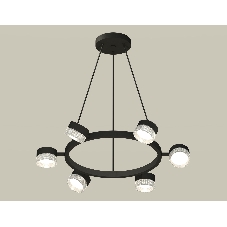 Светильник Ambrella light XB9193250/6 SBK/CL черный песок/прозрачный GX53 (C9193, N8480)