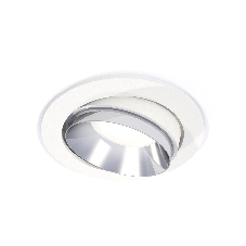 Комплект встраиваемого поворотного светильника Ambrella light XC7651022 SWH/PSL белый песок/серебро полированное MR16 GU5.3 (C7651, N7032)